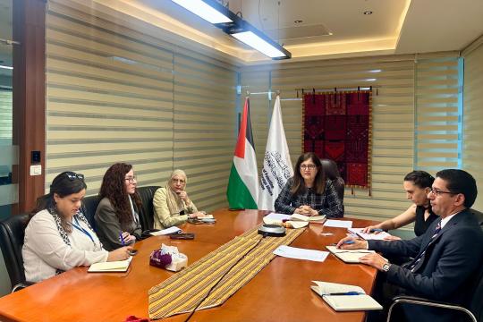 شاهين تطلع السفراء على التطورات في فلسطين وتدعو لتكثيف التحرك الدولي