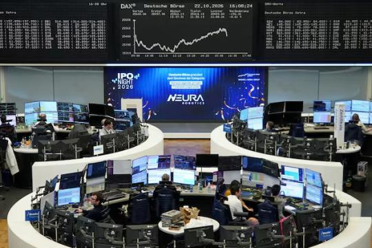 الأسهم الأوروبية تسجل أكبر خسارة في ثلاثة أسابيع بضغط من البنوك وارتفاع أسعار النفط