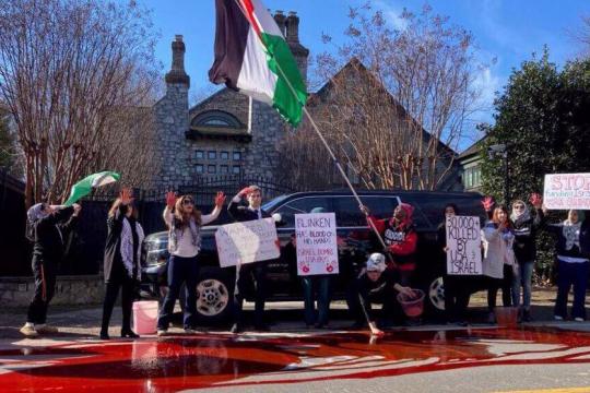 مظاهرات داعمة لفلسطين في اليونان والخارجية الاسرائيلية تحذر رعاياها