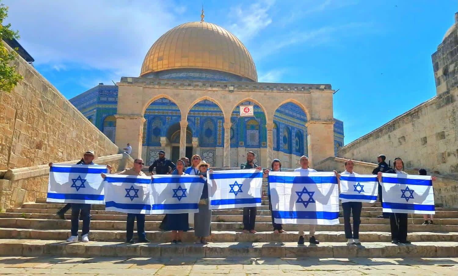 اقتحامات متواصلة للأقصى من باب المغاربة وسط حماية مشددة من الشرطة الإسرائيلية