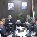 وزير العدل يبحث مع الأمم المتحدة تنسيق جهود حماية المدنيين وإعادة إعمار غزة