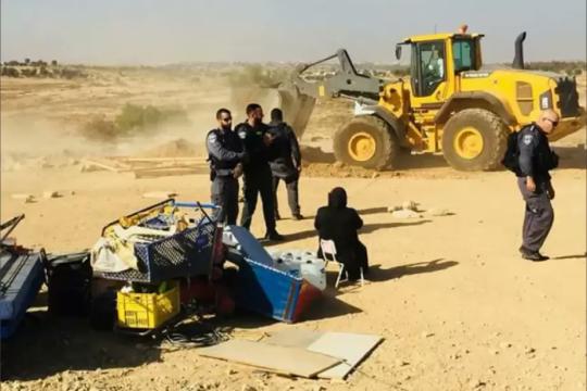 للمرة الـ249: الاحتلال يهدم قرية العراقيب في النقب ويشرّد سكانها