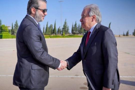 الأمين العام للأمم المتحدة يصل سوريا
