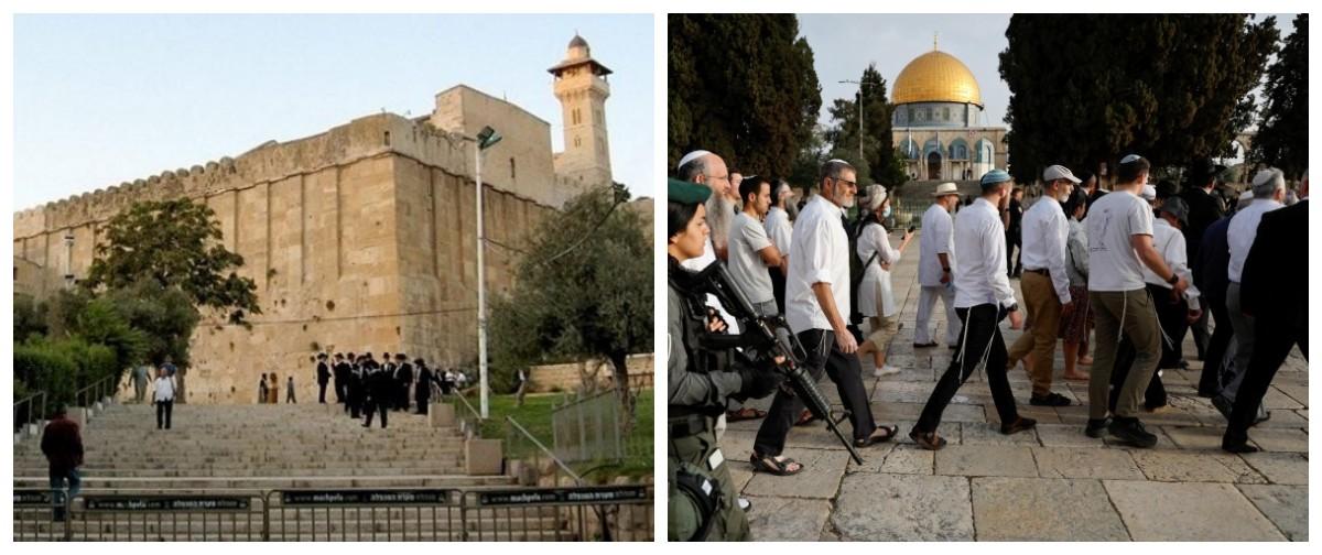 إغلاق الأقصى 37 يومًا ومنع الأذان 68 مرة في الحرم الإبراهيمي وسط قيود مشددة على المصلين