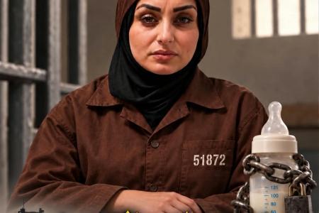 جريمة مضاعفة.. أسيرة تضع مولودتها داخل سجن الدامون