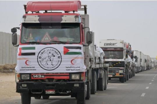 المجدلاوي: "الفارس الشهم" تفتح دورتها الإغاثية الجديدة بغزة