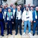 اللجنة الأولمبية الفلسطينية تودع بعثتها المشاركة في دورة الألعاب الآسيوية الشاطئية بالصين