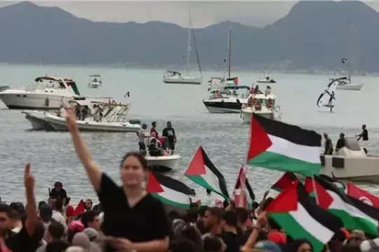 "قافلة الحرية الأميركية" تشق طريقها إلى واشنطن للمطالبة بوقف تمويل إسرائيل