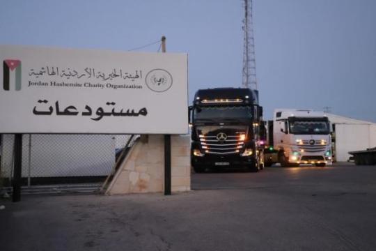 الهيئة الخيرية الأردنية تواصل تقديم المساعدات الإنسانية إلى غزة للعام الثالث