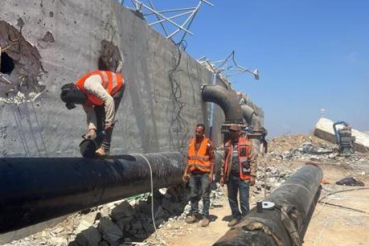 بلدية غزة تحذر: ما يصل من المياه لا يتجاوز 15% من الاحتياج اليومي