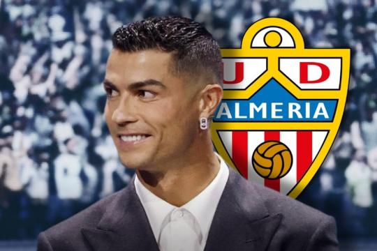 كريستيانو رونالدو يستحوذ على 25% من نادي ألميريا الإسباني