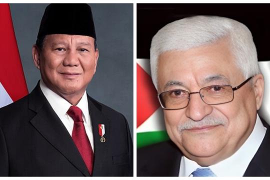 عباس وسوبيانتو يبحثان تطورات الأوضاع في فلسطين وتعزيز التعاون الثنائي