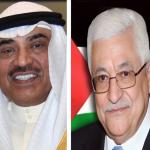 محمود عباس يجري اتصالاً هاتفياً بولي عهد الكويت ويؤكد تضامن فلسطين مع الكويت