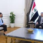 فلسطين والعراق تبحثان التطورات في غزة وسياسات الاستيطان