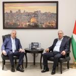 الشيخ يبحث مع السفير الروسي تطورات القضية الفلسطينية وجهود التهدئة