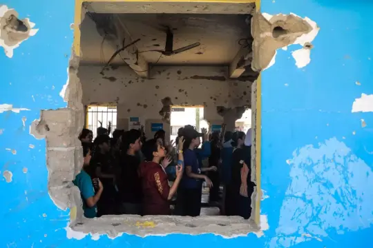 اليونيسف: 90% من مدارس قطاع غزة تعرّضت للتدمير بسبب الحرب