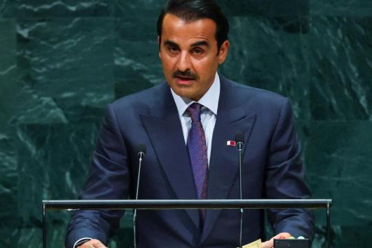أمير قطر أمام الأمم المتحدة: قادة إسرائيل يجاهرون بتهجير أهالي غزة وما جرى إبادة جماعية
