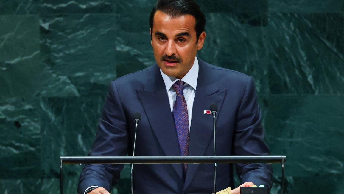 الشيخ تميم بن حمد يحذر من امتداد العدوانية الإسرائيلية إلى سوريا ولبنان ويصف الحرب بـ "وصمة عار"