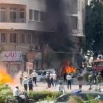 انفجاران في دمشق بالقرب من مقر إقامة الرئيس الفرنسي ماكرون