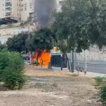 مصابان بانفجار مركبة في القدس وترجيح شرطية أن الخلفية جنائية