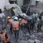 الدفاع المدني ينتشل 47 شهيداً من منزل في غزة
