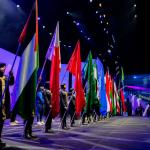 الوفد الفلسطيني يرفع علم بلاده في افتتاح دورة ألعاب الأندية العربية للسيدات بالشارقة