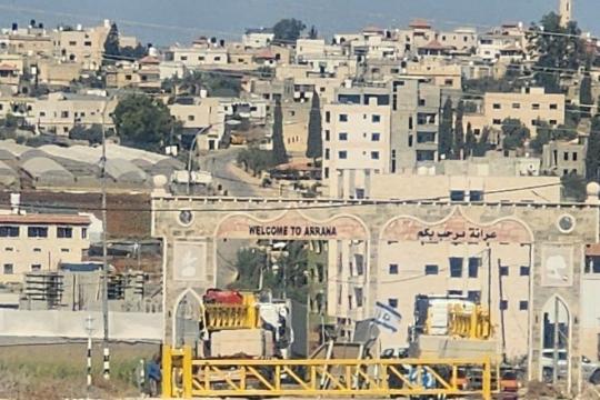 الاحتلال يركّب بوابات حديدية عند مداخل قرى وبلدات في جنين