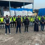 اللجنة المصرية تسير قافلة مساعدات إلى مدينة غزة