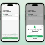 واتساب تختبر نسخاً احتياطية سحابية خاصة على آيفون بديلاً لـ iCloud مع تشفير إلزامي