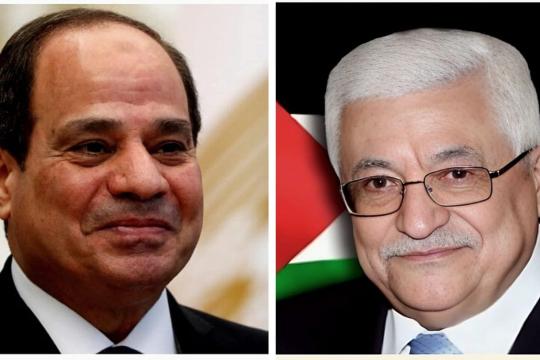 عباس والسيسي يبحثان تطورات القضية الفلسطينية وضرورة وقف التصعيد في المنطقة
