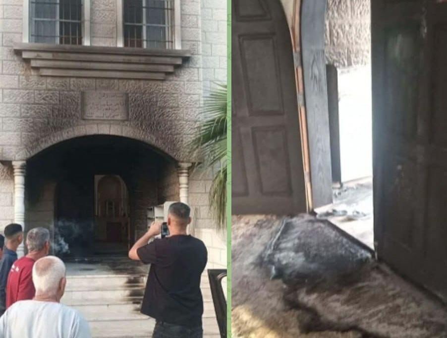 وزارة الأوقاف تدين الاعتداء وتعتبر استهداف دور العبادة سياسة ممنهجة، بعد ساعات من إحراق مسجد قيد الإنشاء جنوب نابلس.