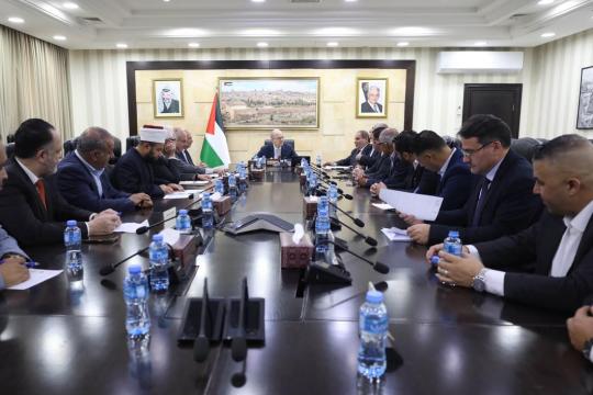 الحكومة الفلسطينية تبحث تطوير وحماية منطقة برك سليمان في بيت لحم