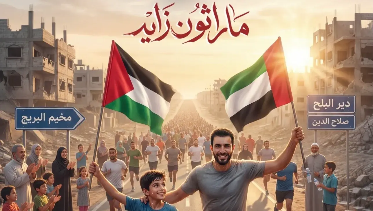سباق يمتد 4 كيلومترات من مخيم البريج إلى دير البلح وسط أجواء تنافسية وجوائز تحفيزية للفائزين