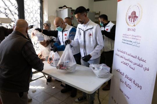 وكالة بيت مال القدس تنفذ حملتها الرمضانية لدعم الأسر المحتاجة في محافظة القدس