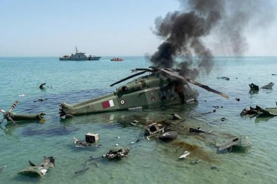 مقتل 7 أشخاص بسقوط مروحية مشتركة قطرية-تركية في البحر