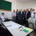 رئيس الوزراء يطلق امتحان الثانوية العامة من قريتي المغير وأبو فلاح