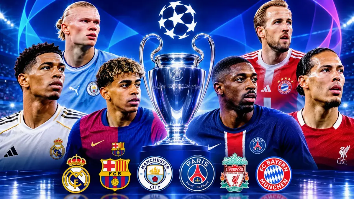 ريال مدريد يصطدم بإنتر وأرسنال.. ومواجهات نارية لمانشستر سيتي وبرشلونة في دوري الأبطال