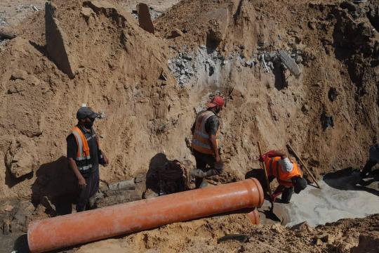 بلدية جباليا النزلة تطالب بتدخل عاجل لتشغيل مضخة الصفطاوي