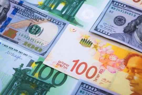 أسعار صرف العملات مقابل الشيكل في فلسطين اليوم الخميس
