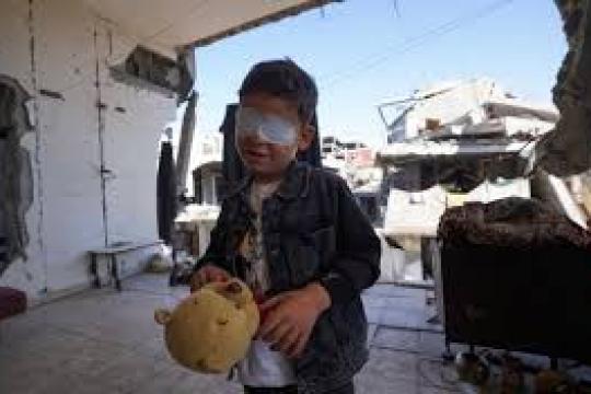 5000 مريض في غزة مهددون بفقدان البصر بسبب تدمير النظام الصحي