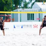 خسارة منتخب فلسطين للطائرة الشاطئية أمام السعودية في افتتاح الآسيوية