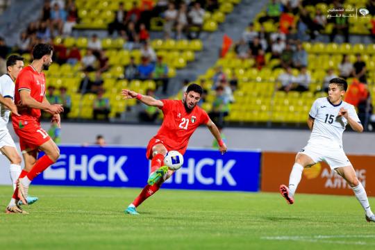 منتخب فلسطين يتعادل سلبياً مع قيرغيزستان في مباراة ودية