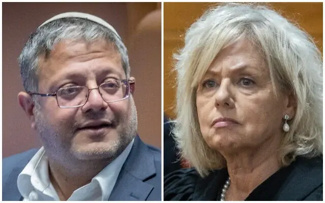 خلاف بين المستشارة والحكومة حول تدخل بن غفير في الشرطة وأدائه يثير توتراً سياسيًا كبيرًا