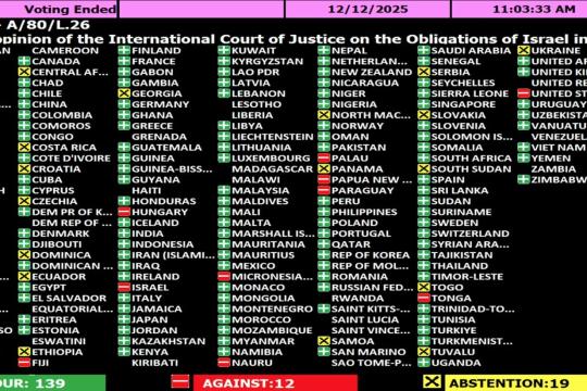 الجمعية العامة للأمم المتحدة تعتمد قراراً يطالب إسرائيل بفتح الوصول الإنساني الكامل إلى غزة