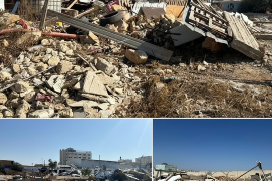 قوات الاحتلال تهدم منزلاً في بلدة عناتا بالقدس