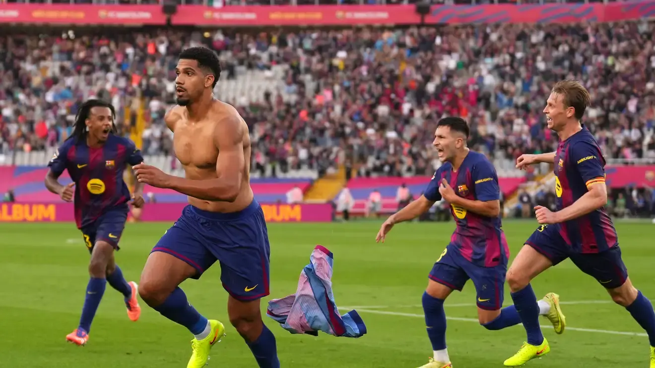 المدافع الأورغوياني ينقذ الفريق الكتالوني بهدف حاسم بعد أداء قوي من جيرونا وطرد المدرب هانزي فليك في اللحظات الأخيرة