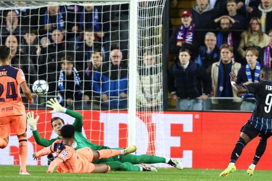 برشلونة ينجو بتعادل مثير أمام كلوب بروغ في دوري أبطال أوروبا