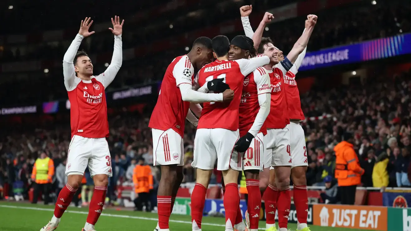 نوني مادويكي ومارتينيلي يقودان أرسنال للفوز الخامس على التوالي، وأتالانتا ولشبونة يحققان انتصارات كبيرة