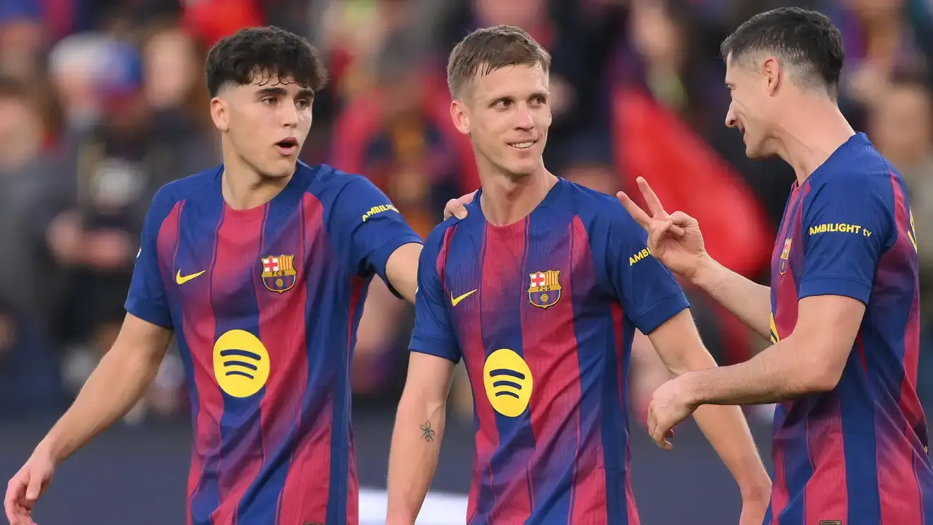 ثنائية أولمو وتألق يامال يقودان البارسا لانتصار مهم بعد صدمة البداية