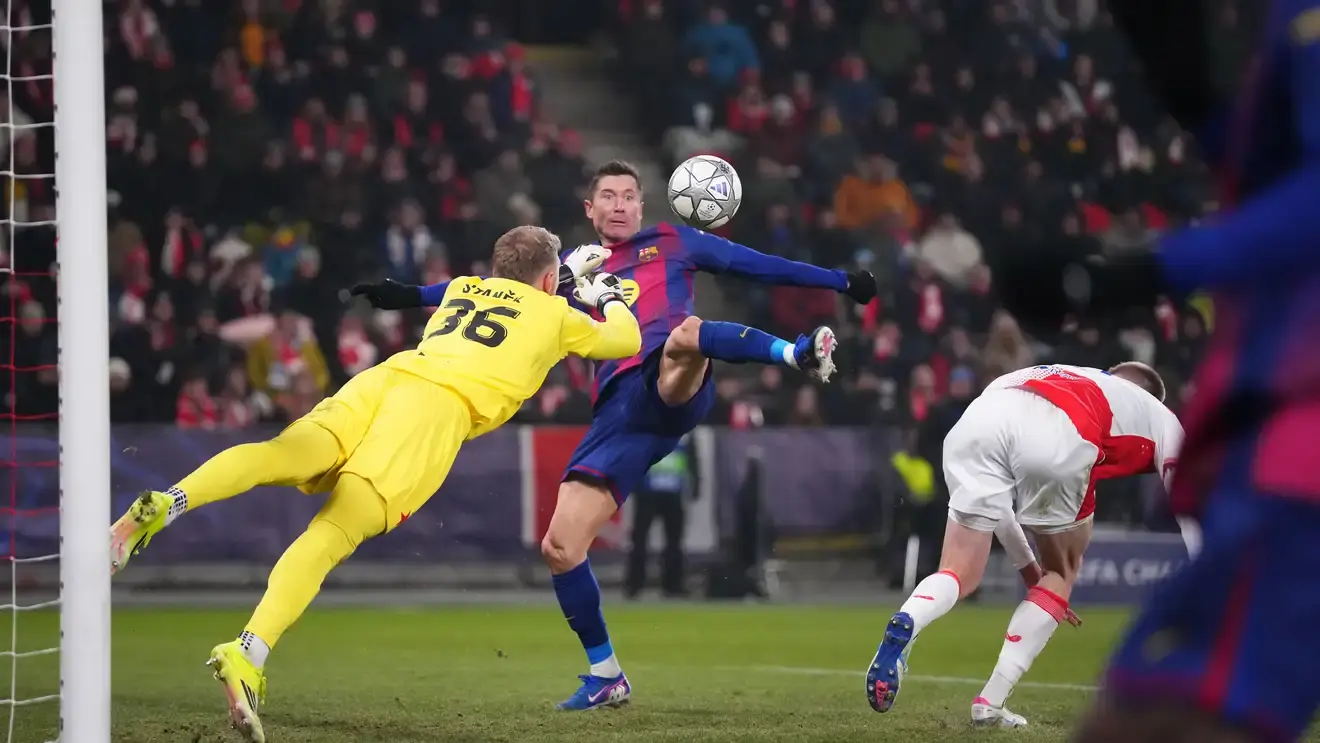 برشلونة يقلب الطاولة على سلافيا براج برباعية ويُبقي آماله الأوروبية قائمة